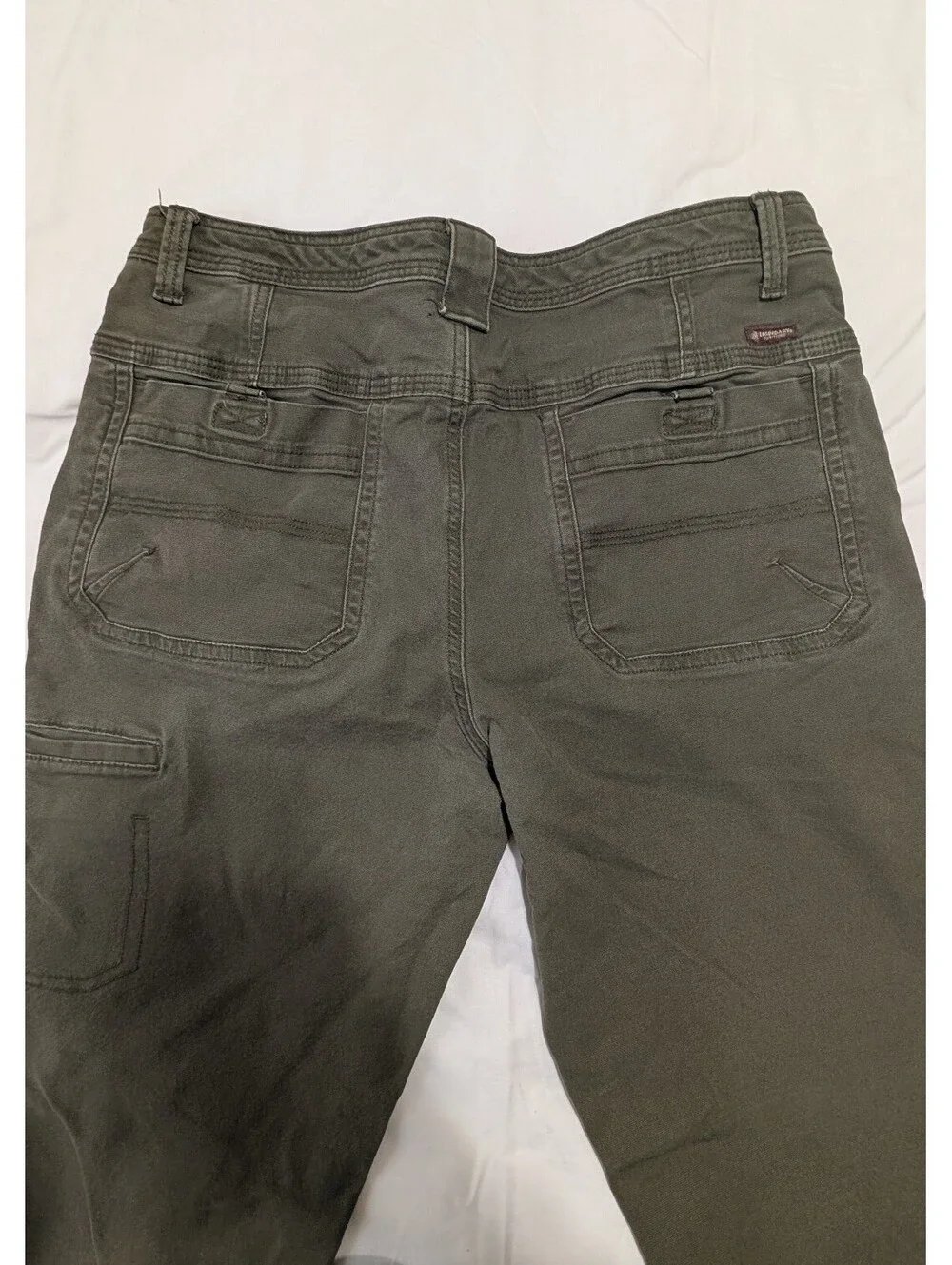 Legendary Outfitters Men's Canvas Pants 36x32 Olive Green Relaxed Fit